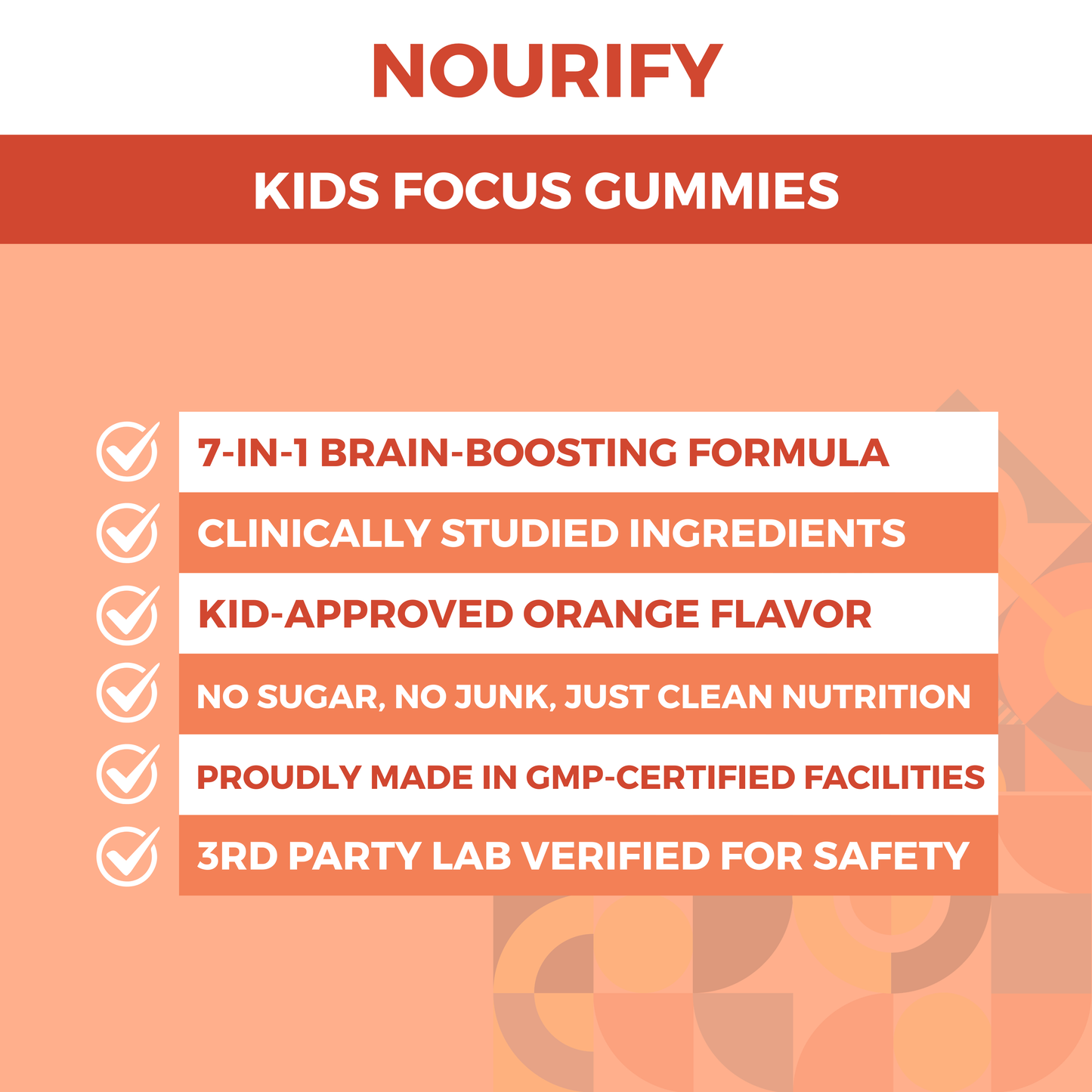 Nourify - Gomitas para la concentración infantil