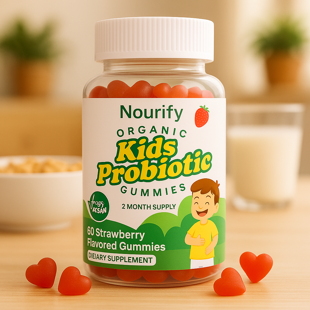 Nourify - Organic Kids Probiotic Gummies