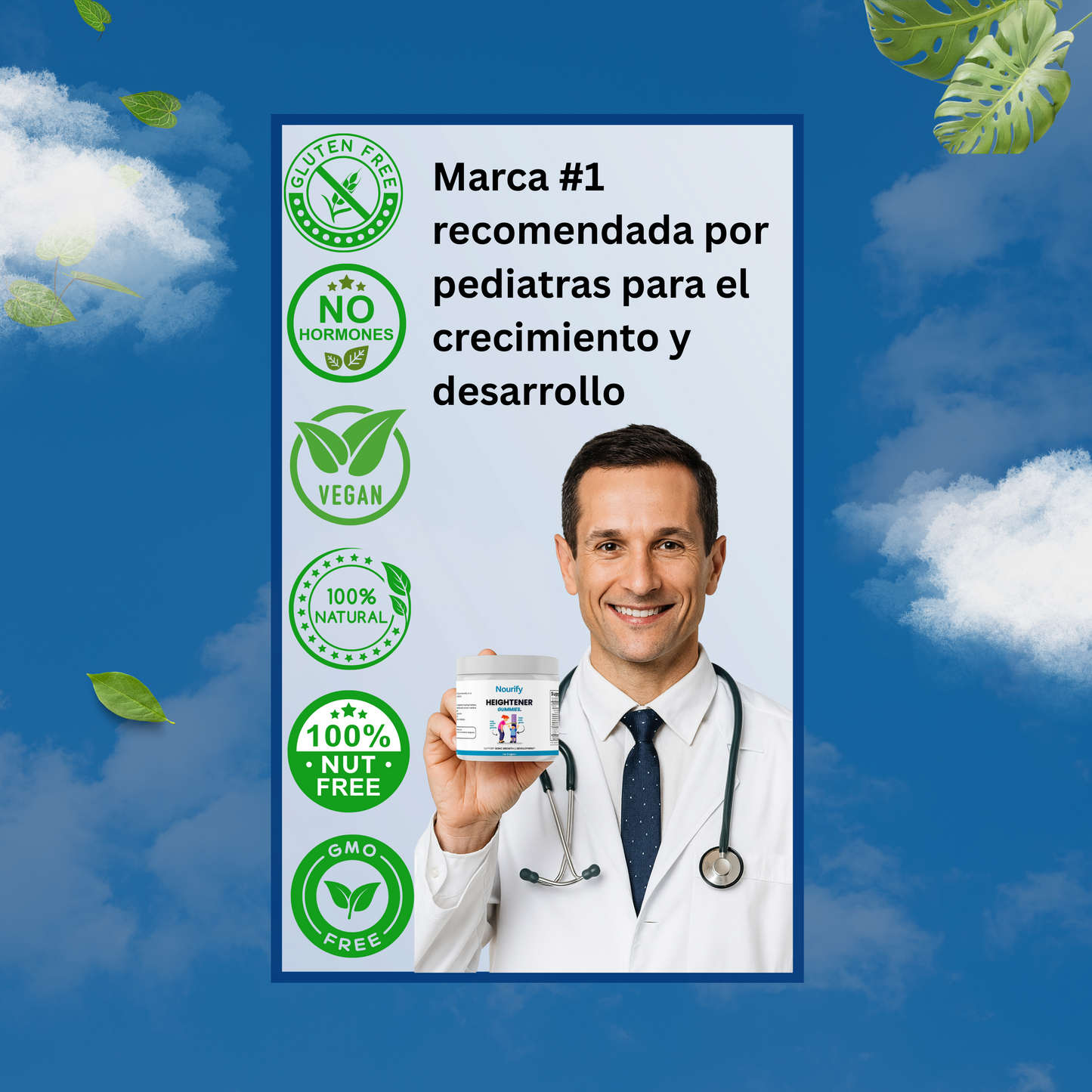 Nourify Heightener Gummies (ESP)